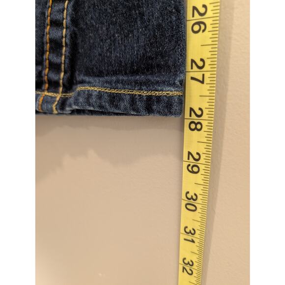 True Religion Johnny Jeans Flared Low Rise Flap Pocket Western Y2K - Size 26 - Picture 9 of 9